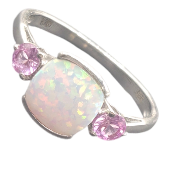 Kgh Jewelry - Opal and Sapphire Ring
